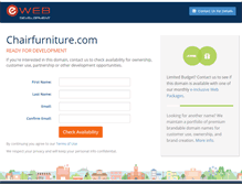Tablet Screenshot of chairfurniture.com